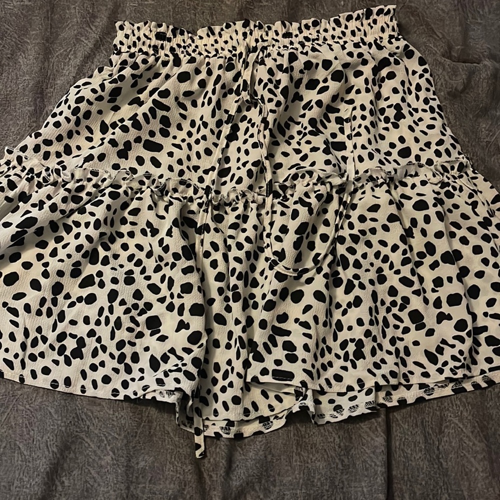 Large Animal Print Skirt